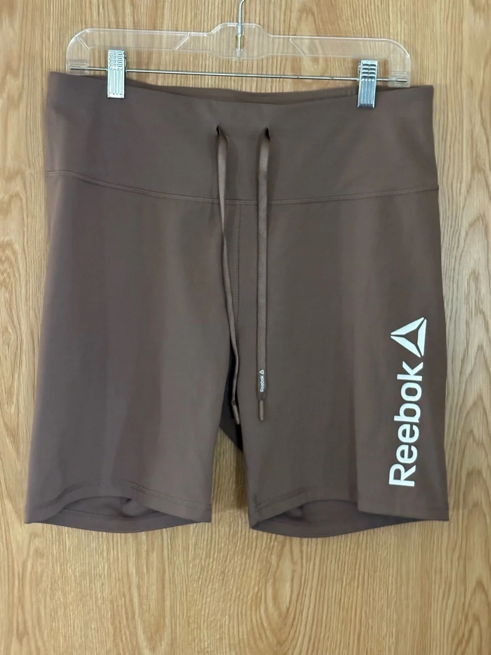 Reebok Light Mauve High Rise Bike Jogging Shorts